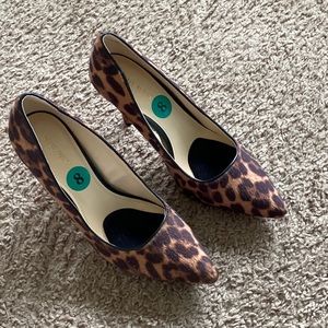 Worn once 8 M Nine West Leopard Shoes. Ready for a good home.